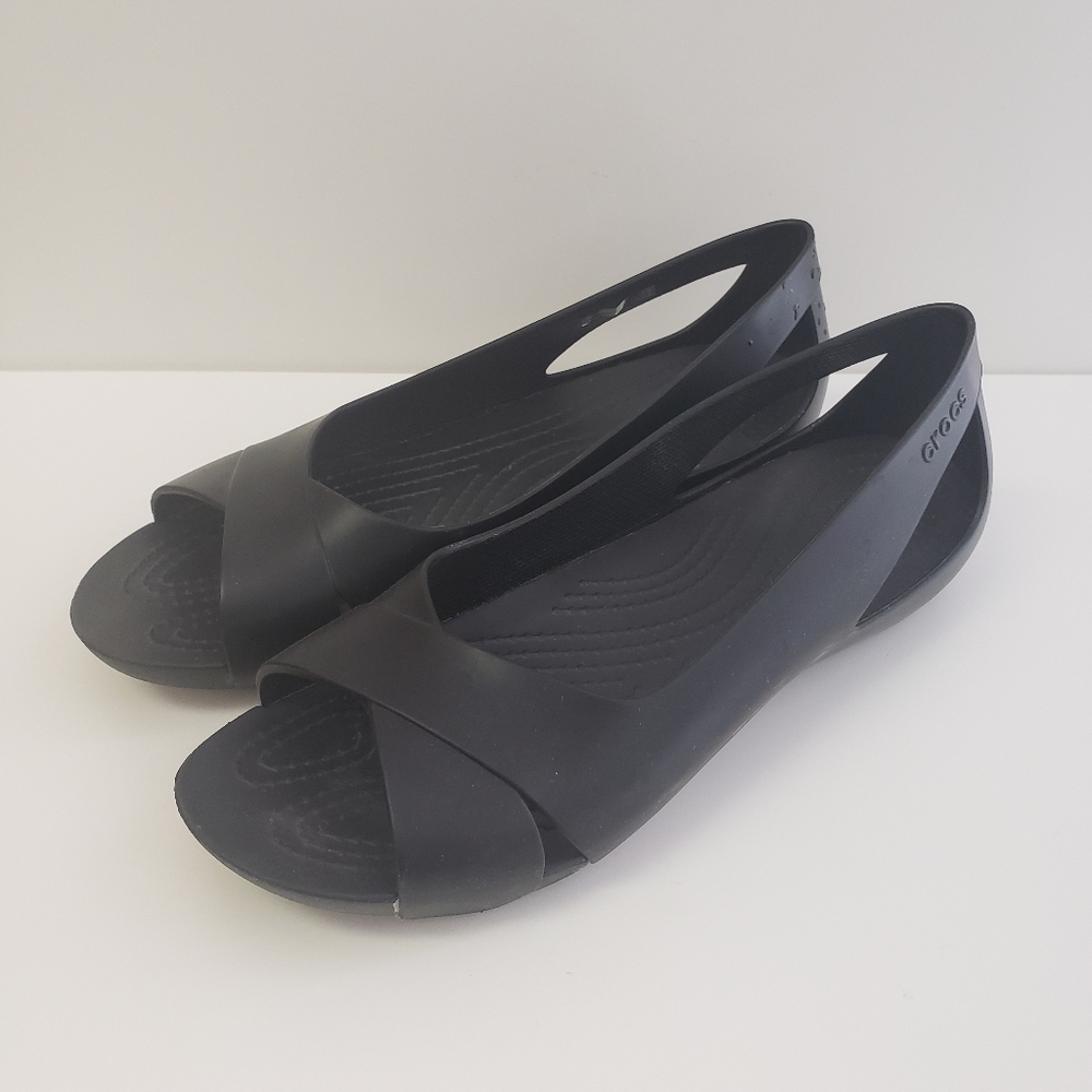 CROCS flat shoes size 7